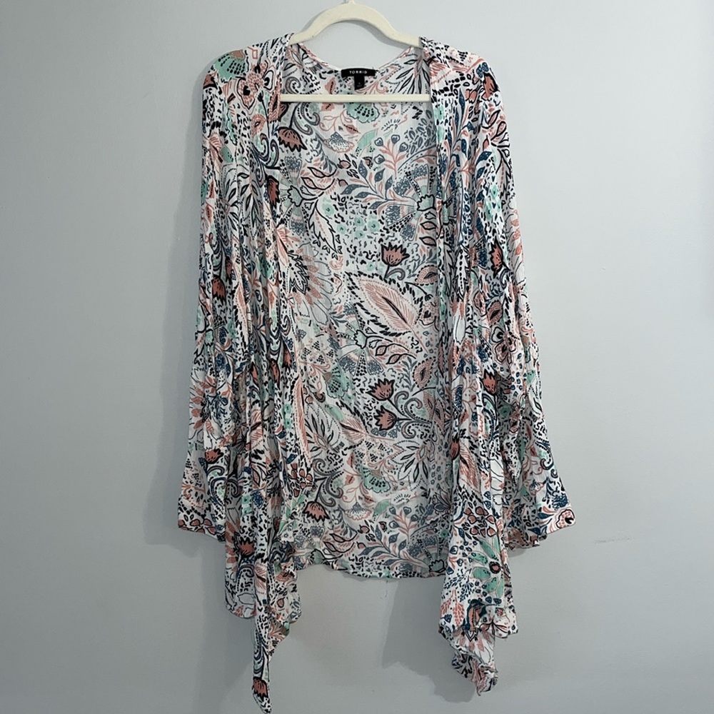 Torrid guaze lightweight jacket